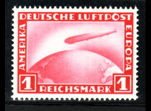 1931, Zeppelin 1 RM (postfrisch, M€ 110,-)