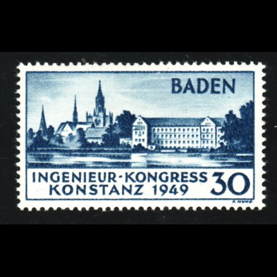 Franz. Zone - Baden: Ingenieur-Kongress Konstanz