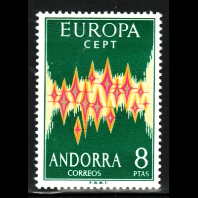 Spanisch-Andorra: 1972, Europa-Cept