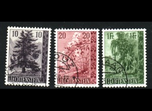 Liechtenstein: 1957, Heimatliche Bäume (I)