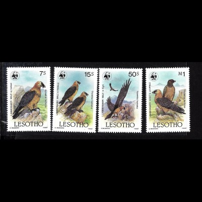 Lesotho: 1986, Bartgeier, (WWF-Ausgabe)