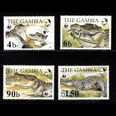 Gambia: 1984, Nilkrokodil (WWF-Ausgabe)