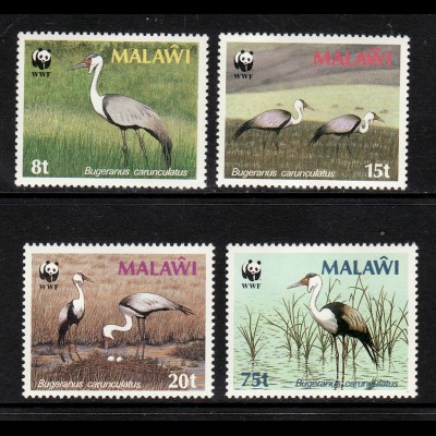 Malawi: 1987, Klunkerkranich (WWF-Ausgabe)