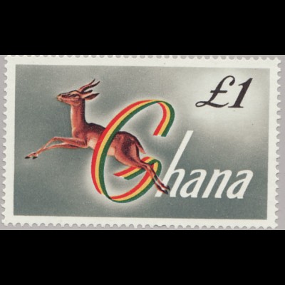 Ghana: 1961, Gazelle £ 1,-