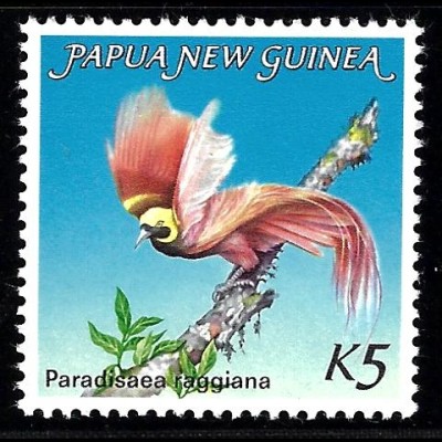 Papua-Neuguinea: 1984, Großer Paradiesvogel