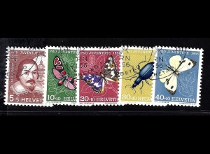 Schweiz: 1956, Pro Juventute (Insekten)
