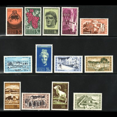 Zypern: 1962, Freimarken Fremdenverkehr (M€ 110,-)