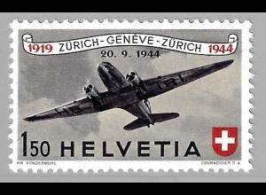 Schweiz: 1944, Sonderpostflug