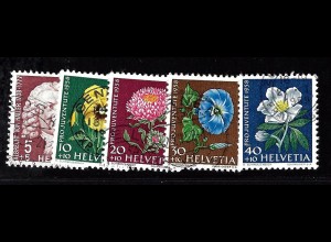 Schweiz: 1958, Pro Juventute (Blumen)