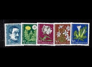 Schweiz: 1960, Pro Juventute (Blumen)