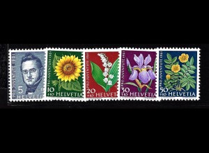 Schweiz: 1961, Pro Juventute (Blumen)