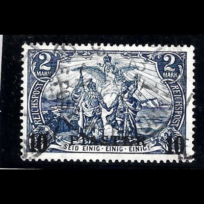Deutsche Post in der Türkei: 1900, Reichspost 10 Piaster