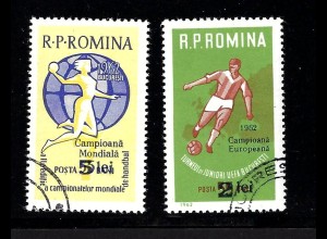 Rumänien: 1962, Siege im Damenhandball und Fußball-UEFA-Pokal