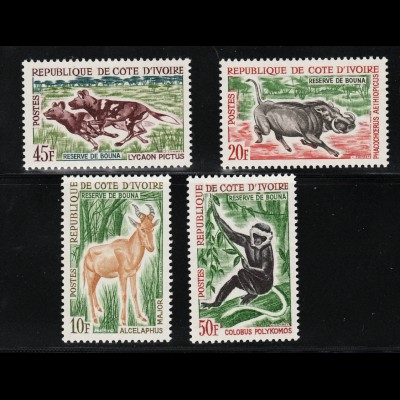 Elfenbeinküste: 1963, Tiere