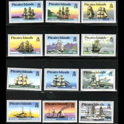 Pitcairn: 1988, Freimarken Historische Segelschiffe