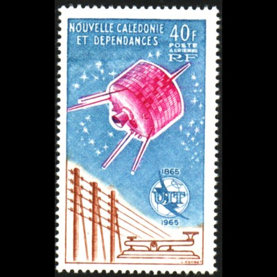 Neu Kaledonien: 1965, Fernmeldeunion UIT - Nachrichtensatellit Syncom