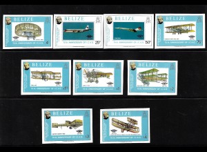 Belize: 1979, Flugzeuge (ungezähnt)