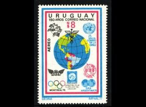 Uruguay: 1977, Briefmarkenausstellung UREXPO