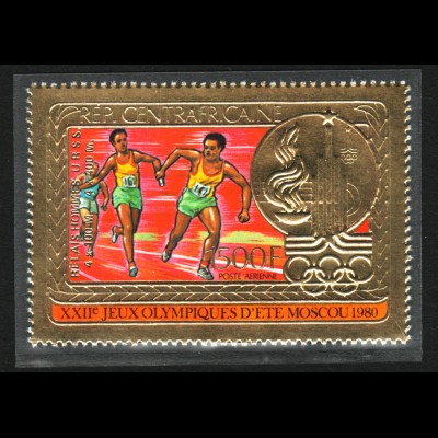 Zentralafrikanische Republik: 1981, Goldmarke Sommerolympiade Moskau