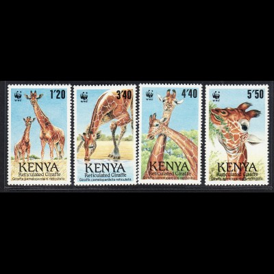Kenia: 1989, Giraffen (WWF-Ausgabe)