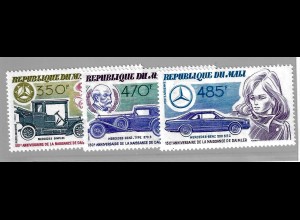 Mali: 1984, Automobile (Geburtstag von Gottlieb Daimler)