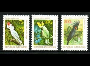 Indonesien: 1981, Papageien