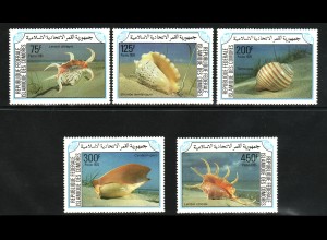 Komoren: 1985, Meeresschnecken