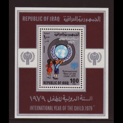 Irak: 1979, Blockausgabe Jahr des Kindes