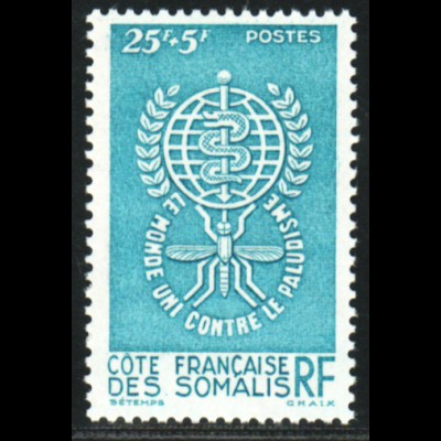 Dschibuti (Französische Somaliaküste): 1962, Kampf gegen die Malaria