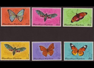 Togo: 1970, Einheimische Schmetterlinge