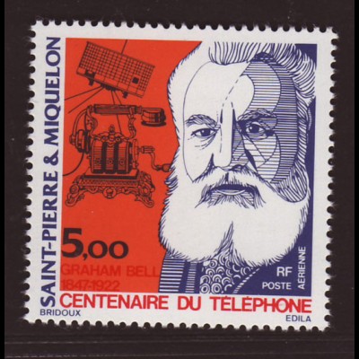 St. Pierre und Miquelon: 1976, 100 Jahre Telefon