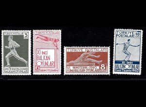Türkei: 1940, 11. Balkan-Olympiade