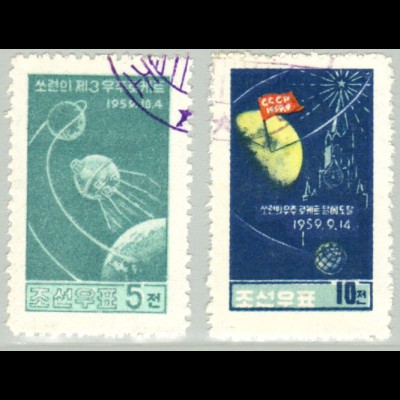 Nordkorea: 1960, Mondsonden Lunik 2 und 3