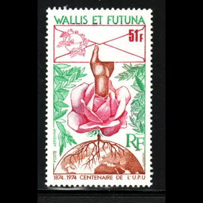 Wallis- und Futuna-Inseln: 1974, Weltpostverein (UPU)