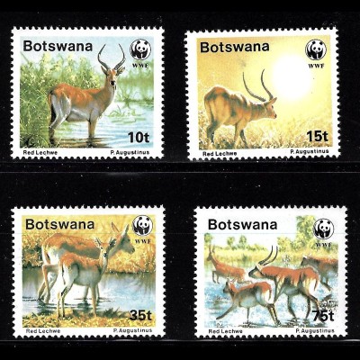 Botswana: 1988, Wasserböcke (WWF-Ausgabe)