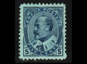 Kanada: 1903, König Eduard 5 C. (Erstfalz)