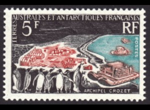 TAAF: 1963, Pinguine auf dem Crozet-Archipel