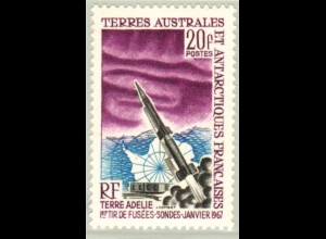 TAAF: 1967, Raketenstart in der Antarktis