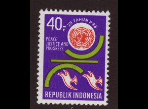 Indonesien: 1970, 25 Jahre UNO