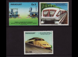 Paraguay: 1985, Eisenbahnen