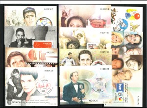 Spanien: 2000, Blocksatz Briefmarkenausstellung ESPANA (11 Blöcke)