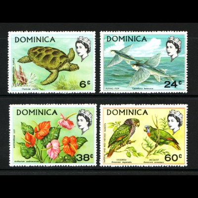 Dominika: 1970, Tiere