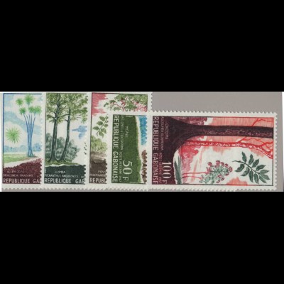 Gabun: 1967, Einheimische Baumarten