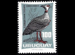 Uruguay: 1966, Vögel (Halsbandtschaja)
