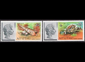 Aitutaki: 1975, Muscheln und Schnecken