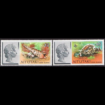 Aitutaki: 1975, Muscheln und Schnecken