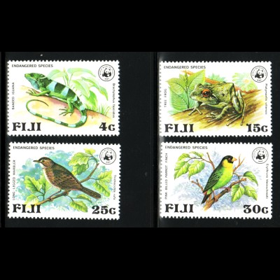 Fidschi-Inseln: 1979, Seltene Tiere (frühe WWF-Ausgabe)