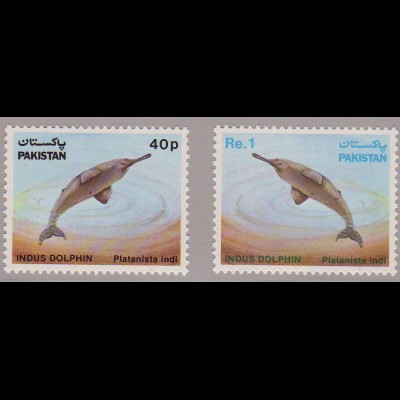 Pakistan: 1982, Tiere (Delfin)