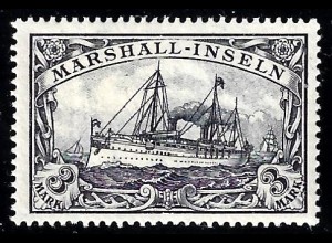 Marshall-Inseln: 1901, Kaiserjacht 3 Mk.