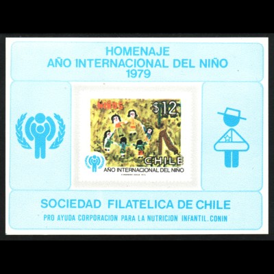 Chile: 1979, Jahr des Kindes (katalogisiertes Gedenkblatt)